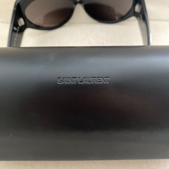 NWOT Saint Laurent 67mm Cat Eye black Sunglasses main image 4